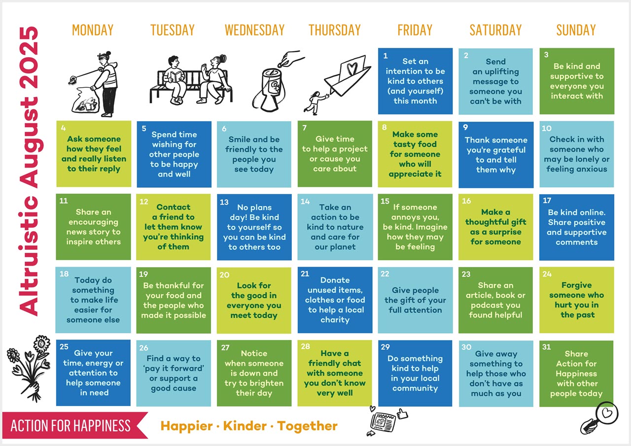 August 2025 Calendar